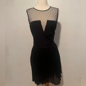 Make Elegant Black Mesh Dress